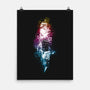 Lost In Multi-Colored Space-none matte poster-kharmazero