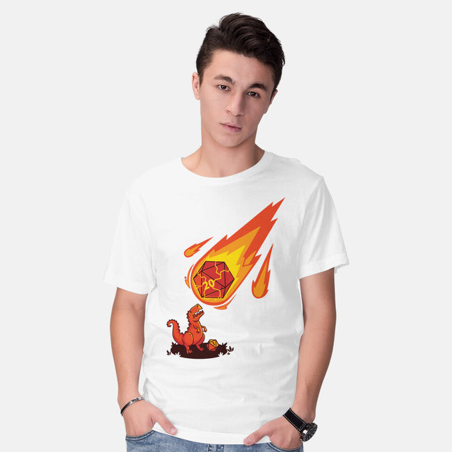 Critical Strike!-mens basic tee-theteenosaur