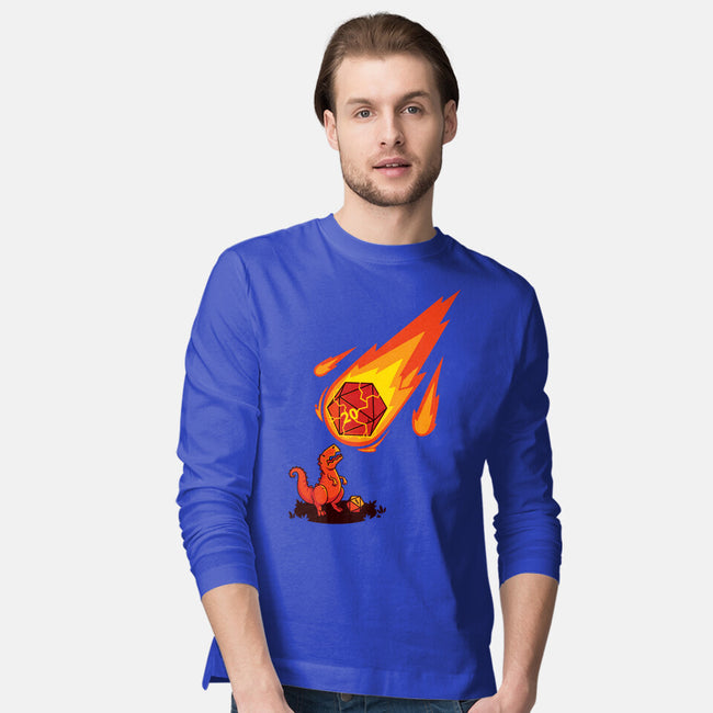 Critical Strike!-mens long sleeved tee-theteenosaur