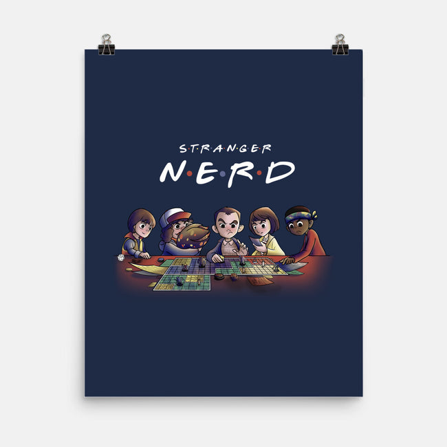 Stranger Nerd-none matte poster-fanfabio