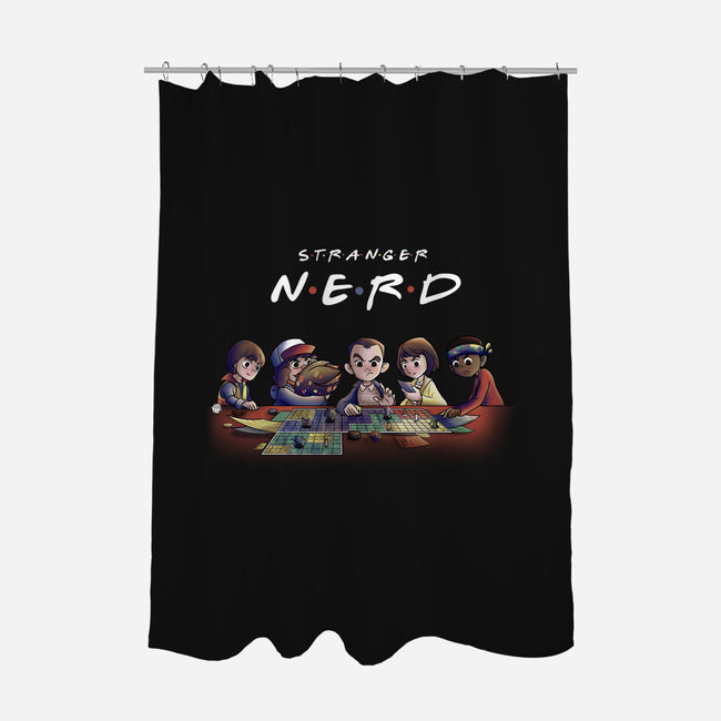Stranger Nerd-none polyester shower curtain-fanfabio