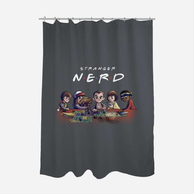 Stranger Nerd-none polyester shower curtain-fanfabio