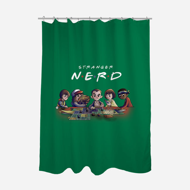 Stranger Nerd-none polyester shower curtain-fanfabio