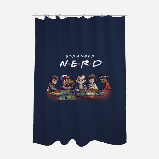 Stranger Nerd-none polyester shower curtain-fanfabio