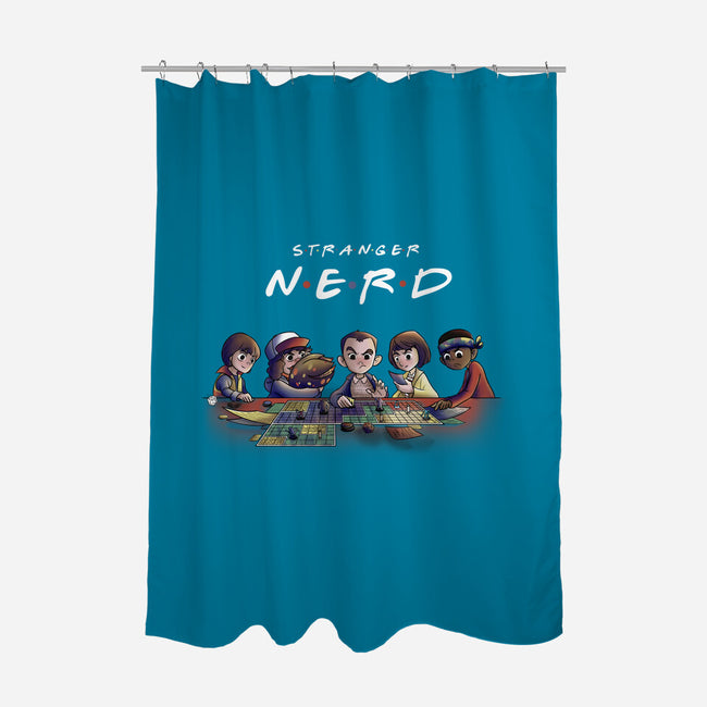 Stranger Nerd-none polyester shower curtain-fanfabio