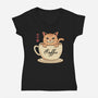 Nekoffee-womens v-neck tee-vp021