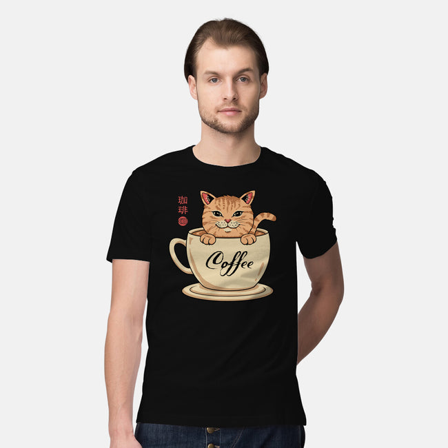 Nekoffee-mens premium tee-vp021