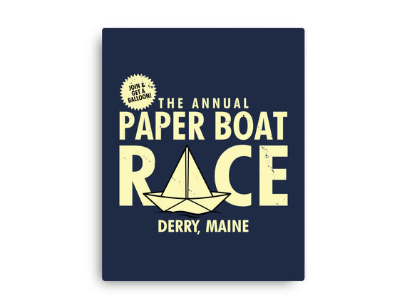 The Annual Paper Boat Race