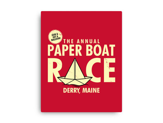 The Annual Paper Boat Race