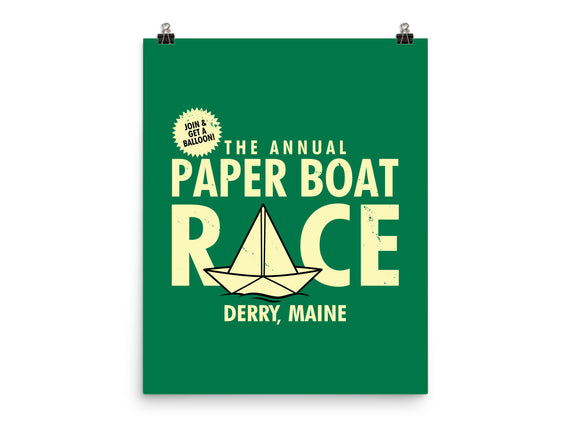 The Annual Paper Boat Race