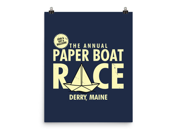 The Annual Paper Boat Race