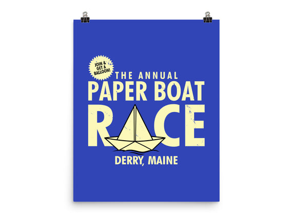 The Annual Paper Boat Race