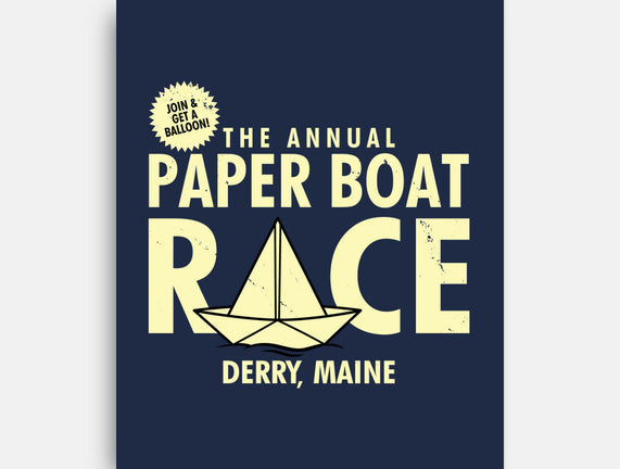 The Annual Paper Boat Race