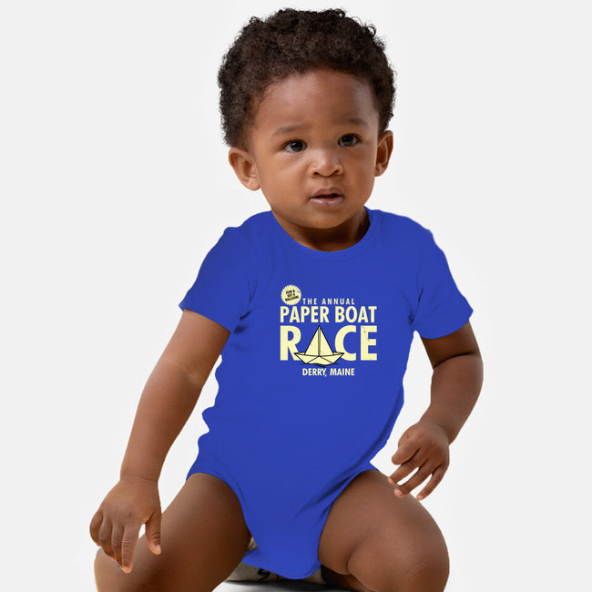 The Annual Paper Boat Race-baby basic onesie-Boggs Nicolas