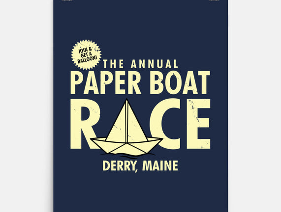 The Annual Paper Boat Race