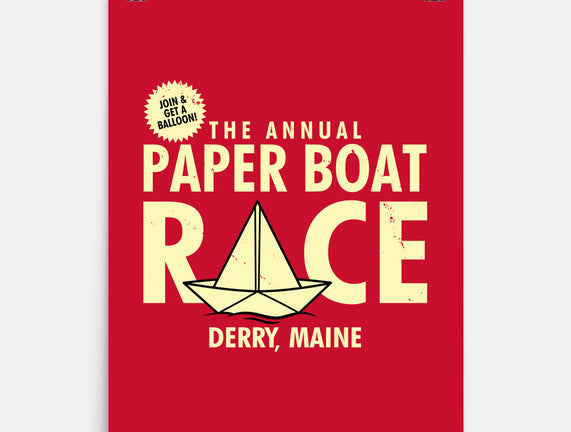 The Annual Paper Boat Race