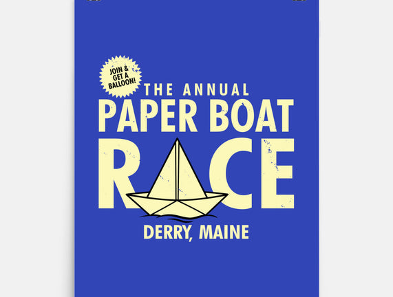 The Annual Paper Boat Race