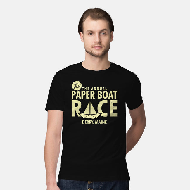 The Annual Paper Boat Race-mens premium tee-Boggs Nicolas