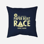 The Annual Paper Boat Race-none removable cover w insert throw pillow-Boggs Nicolas
