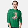 Library Island-mens long sleeved tee-Disha Lu