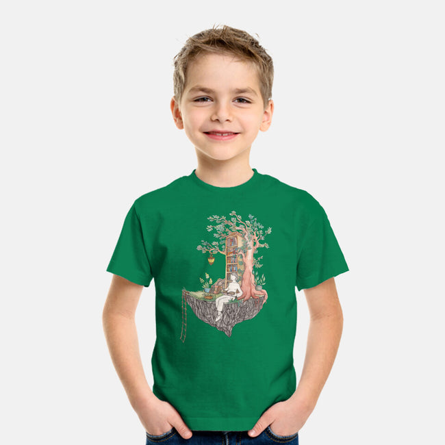 Library Island-youth basic tee-Disha Lu
