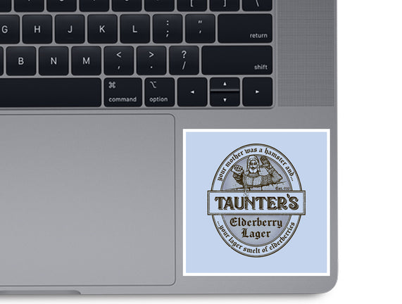 Your Lager Smelt Of Elderberries