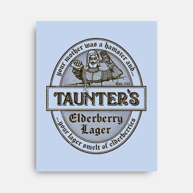 Your Lager Smelt Of Elderberries-none stretched canvas-kg07