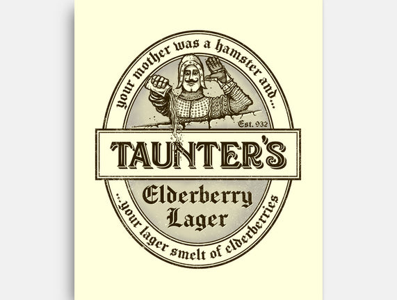 Your Lager Smelt Of Elderberries