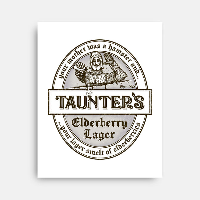 Your Lager Smelt Of Elderberries-none stretched canvas-kg07