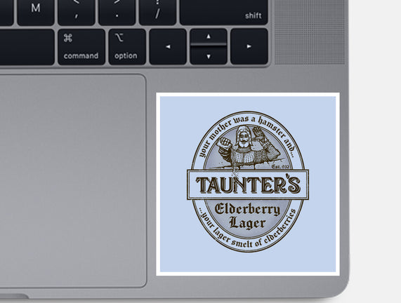 Your Lager Smelt Of Elderberries