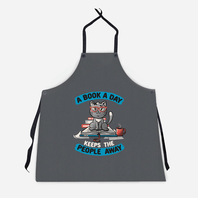 A Book A Day-unisex kitchen apron-koalastudio