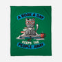 A Book A Day-none fleece blanket-koalastudio