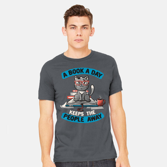 A Book A Day-mens heavyweight tee-koalastudio