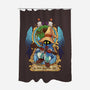 Le Petit Magicien Noir-none polyester shower curtain-Sarya