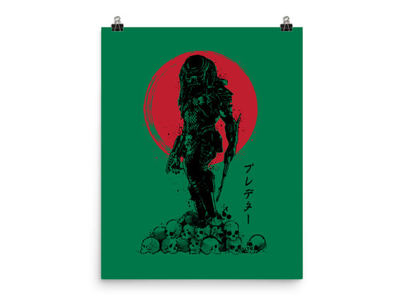 Yautja Hunter Sumi-E