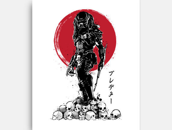 Yautja Hunter Sumi-E