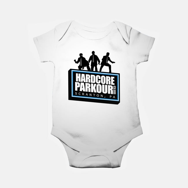 Hardcore Parkour Club-baby basic onesie-RyanAstle