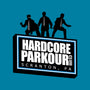 Hardcore Parkour Club-none removable cover w insert throw pillow-RyanAstle