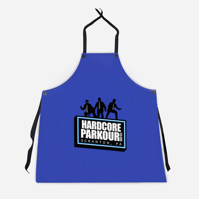 Hardcore Parkour Club-unisex kitchen apron-RyanAstle