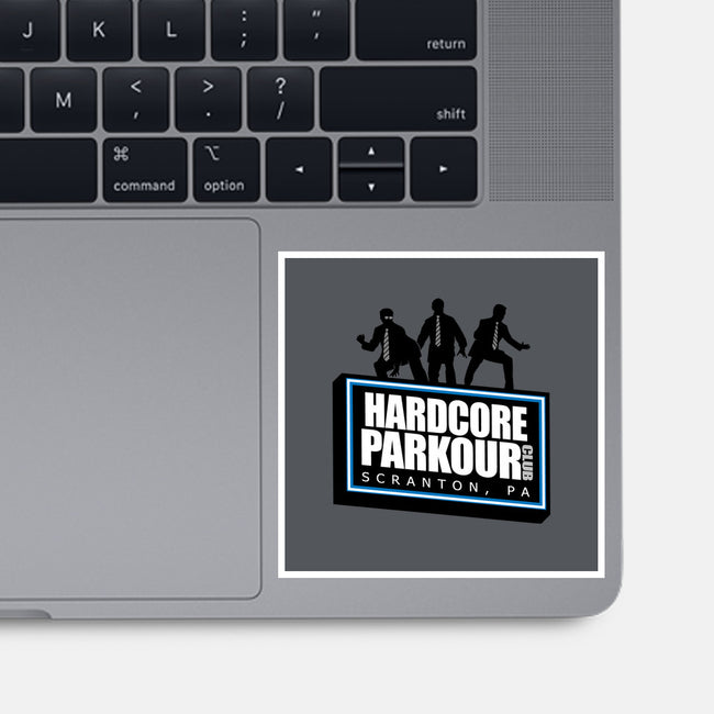 Hardcore Parkour Club-none glossy sticker-RyanAstle