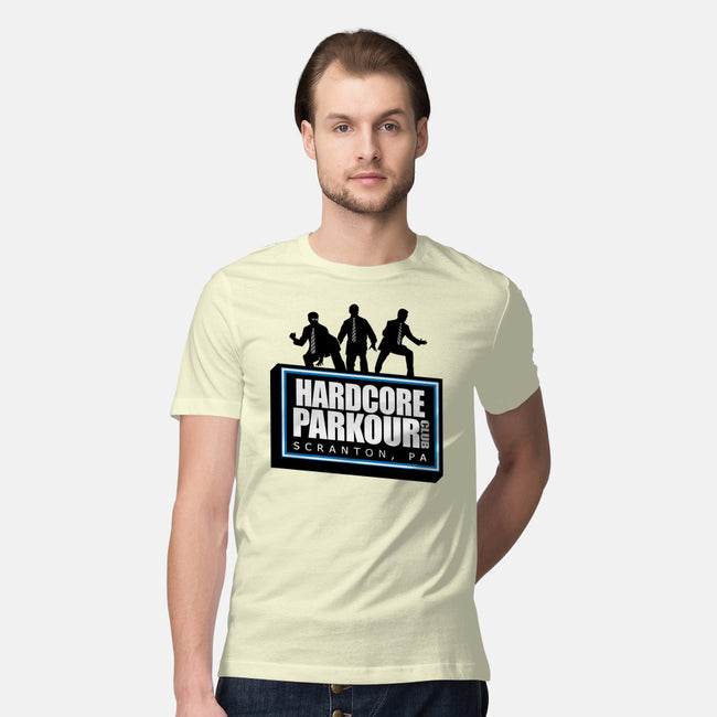 Hardcore Parkour Club-mens premium tee-RyanAstle