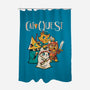 Cat Quest-none polyester shower curtain-tobefonseca