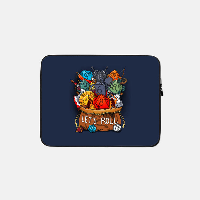 Alright, Let's Roll-none zippered laptop sleeve-Vallina84