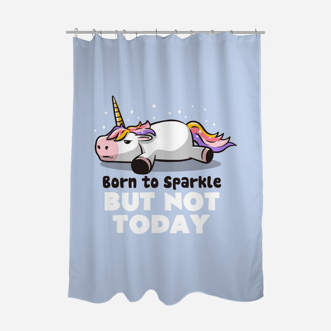 Born To Sparkle-none polyester shower curtain-eduely