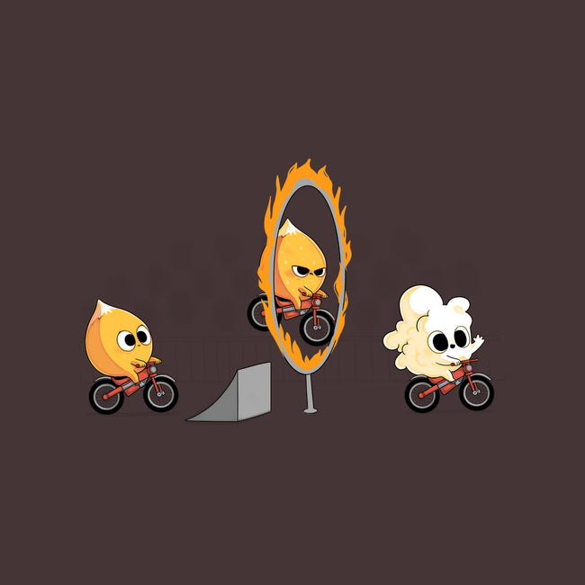 Fire Stunt-none glossy sticker-Naolito