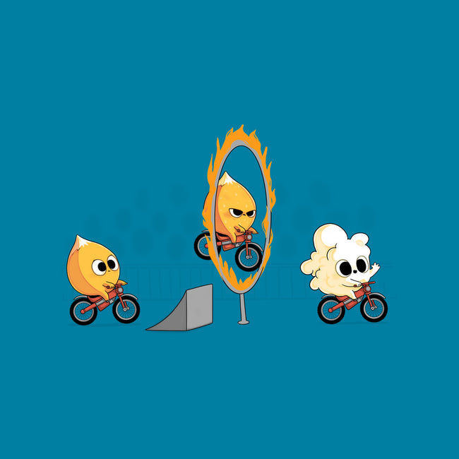 Fire Stunt-none glossy sticker-Naolito