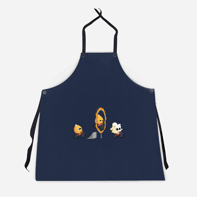 Fire Stunt-unisex kitchen apron-Naolito