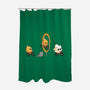 Fire Stunt-none polyester shower curtain-Naolito