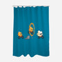 Fire Stunt-none polyester shower curtain-Naolito