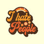 Hate People-none removable cover throw pillow-retrodivision